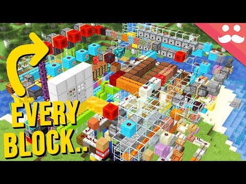 I Made a Machine with EVERY BLOCK in Minecraft