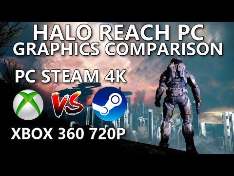 Halo Reach PC 4K vs Xbox 360 Graphics Comparison - Halo Masterchief Collection