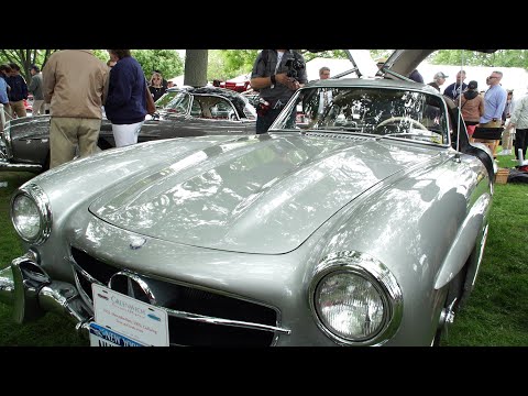 The Original Super Car! 1955 Mercedes-Benz 300SL Gullwing at the Greenwich Concours D'Elegance!