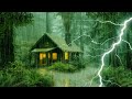 HEAVY RAIN AND THUNDER SOUNDS DEEP SLEEP Thunderstorm For Sleeping Rain Sound Comfort 2