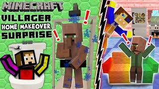 VILLAGER HOME MAKEOVER SURPRISE!  Minecraft Furniture Mod Fun w/ FGTEEV Duddy & Chase (Showcase)