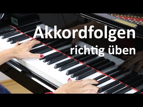Klavier – Akkordfolgen schneller lernen – geniale Übe-Technik