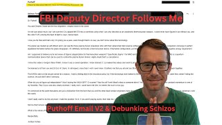 FBI Deputy Director Followed Me - Puthoff Emails & Debunking Schizos