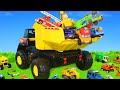 Truck Loaded With Various Toys For Kids