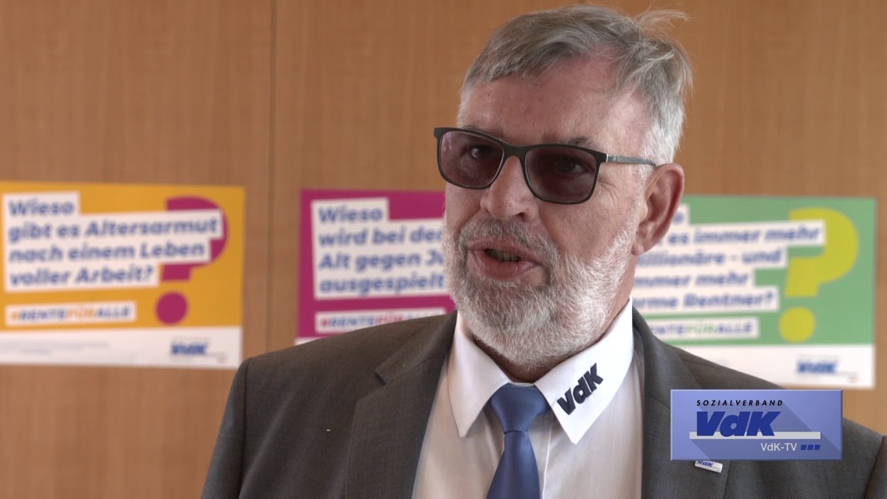 Video: Landesvorsitzender Friedrich Stubbe zur Kampagne #Rentefüralle