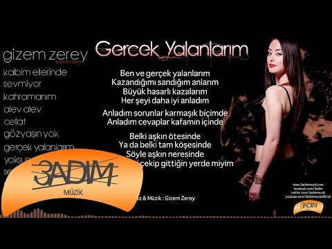 Gizem Zerey - Gerçek Yalanların ( Official Lyric Video )