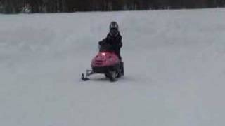 preview picture of video 'Mini Snowmobiles at the Activity Barn'