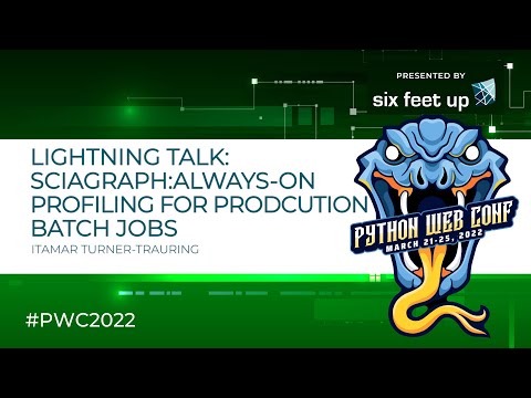 Lightning Talk: Sciagraph: always-on profiling for production batch jobs by Itamar Turner-Trauring