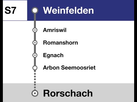 THB Ansagen » S7 Weinfelden — Romanshorn — Rorschach (2021) | SLBahnen