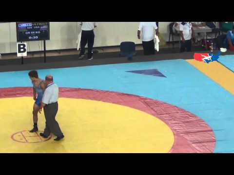 Cadet World GR - Chavez (USA) tech. fall Karimov (AZE), 69 kg