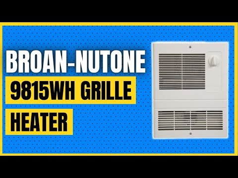 9815WH High Capacity Wall Heater with Built-In Adjustable Thermostat and Silent Motor, 1500W Large Capacity Electric Wall Heater for Bathroom, Bedroom, Living Rooms, Overheat Protection, 120/240V video review thumbnail