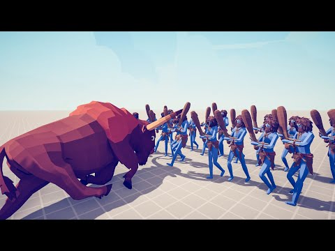 Giant Bison vs Every Unit - Totally Accurate Battle Simulator TABS