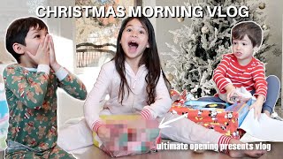 CHRISTMAS MORNING VLOG | opening presents haul, traditions & cooking new recipes!