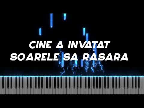 Cine a invatat soarele sa rasara - Da, eu stiu Domnul meu e viu -  Negativ  Pian - Tutorial