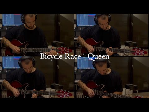 Queen - Bicycle Race (Guitar Solo Cover by Dominik)