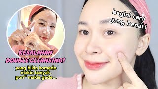Download lagu Kesalahan Double Cleansing bikin tekstur kulit malah makin gradakan/komedoan/pori tersumbat mp3