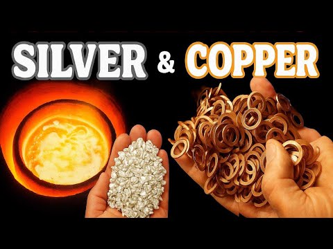 99.99% Pure Silver Water Casting Silver Shot - ASMR Metal Melting - BigStackD Copper Casting