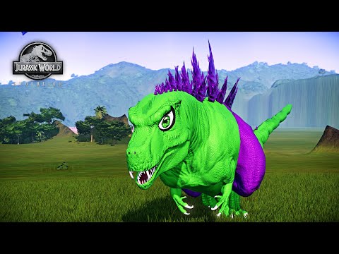 Hulk Godzilla Acrocanthosaurus Vs Goku Trex Vs Ultimasaurus  Vs Megalorex