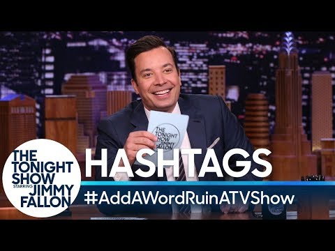 Hashtags: #AddAWordRuinATVShow