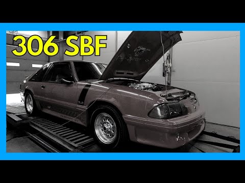 306 Ford Mustang Foxbody, Edelbrock heads and Intake | Dyno Review