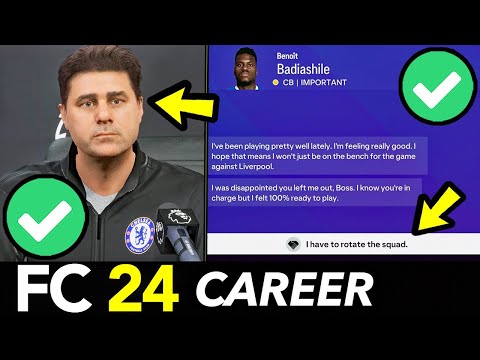 12 Things You SHOULD DO In EA FC 24 Career Mode ✅ (FIFA 24)