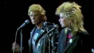 Johnny Hallyday et Kim Wilde - Teddy Bear -.