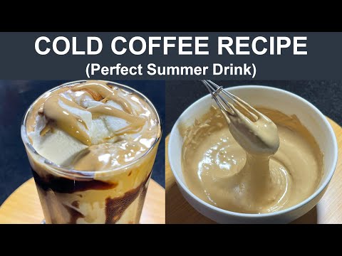 1 minute Cold Coffee Recipe | Dalgona Iced Coffee | Summer Drinks | Chilled Coffee | Vanilla Coffee