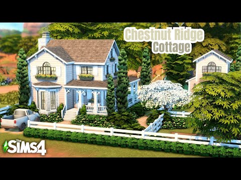 Chestnut Ridge Cottage🌿The Sims 4 Speed Build