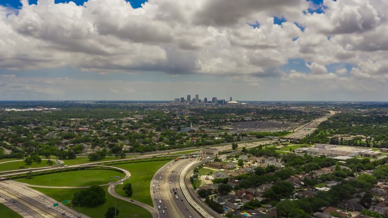 New Orleans Drone Hyperlapse