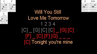 Will You Still Love Me Tomorrow by Carole King guitar play along