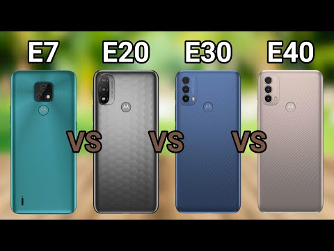 Moto E40 vs Moto E30 vs Moto E20 vs Moto E7