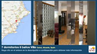 preview picture of video '7 dormitorios 6 baños Villa se Vende en Catral, Alicante, Spain'