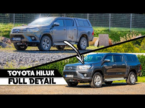 Thumbnail for Very Dirty Toyota HILUX FIRST FULL DETAIL // ASMR  #fulldetailvideo  #deepclean #autodetailing by Toyota Hilux