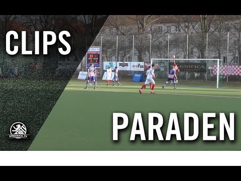 Stark pariert! Parade von Joel Samake (SD Croatia Berlin)