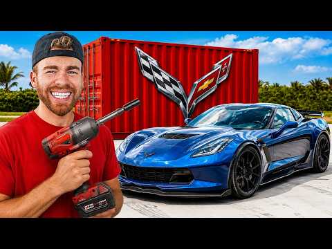 I Turned a STOLEN, Stripped Corvette into a Supercar in 7 Days and it's Insane!!