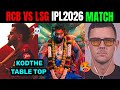 RCB VS LSG IPL2026 MATCH ️ RCB VS LSG MATCH VIRAT BHUVI KRUNAL JITESH HAZALWOOD
