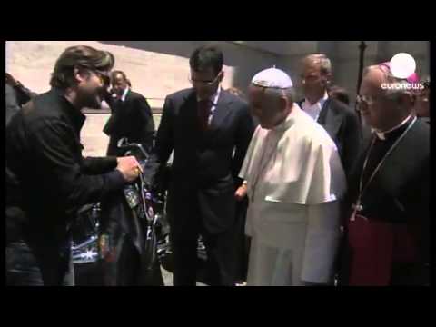 Motos, barbas, cuero y rock en el Vaticano