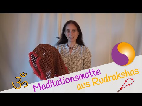 Meditationsmatte aus Rudrakshas