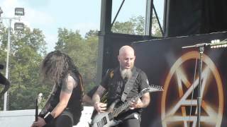 Anthrax - &quot;WarDance&quot; Live at Rockstar Mayhem in Bristow, Va. on 7/29/12, Song #5
