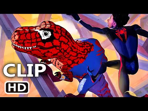 "Miles VS Spider Rex" SPIDER-MAN ACROSS THE SPIDER-VERSE Clip (2023)