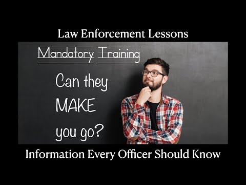 Mandatory Training - Can they make you go?