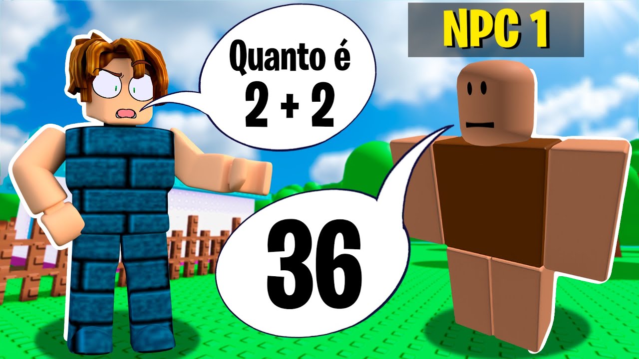 OS NPCs DO ROBLOX ESTÃO SE TORNANDO INTELIGENTES? *ROBLOX NPCs are Becoming Smart*