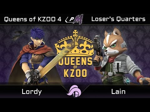 Queens of Kzoo IV Project M Losers Quarters - Lordy (Ike) vs. Lain (Fox)