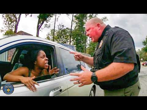 Karen’s Traffic Stop Turns Bad When Cops Find This | Karens Getting Arrested By Police