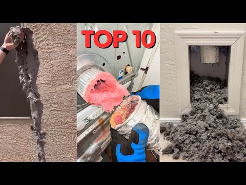 Videos that make you want to clean your dryer vent: Top 10 craziest cleanings of all time