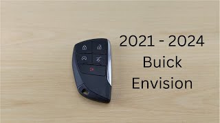 How To Replace or Change Buick Envision Remote Key Fob Battery 2021 - 2024