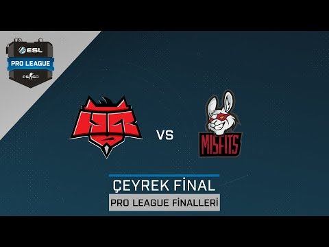 CS:GO - HellRaisers vs. Misfits [Cbble] Harita 1 - Çeyrek Final - ESL Pro League Sezon 6 Finaller