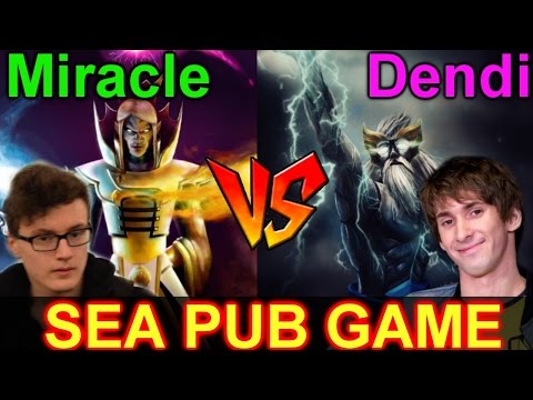 Miracle vs Dendi - Dota 2: SEA Pub Game @ Ft Moon & Pajkatt