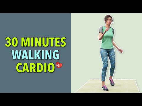 30 Minute Walking Cardio Workout – Knee-Friendly Exercise For Weight Loss