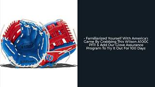 Video thumbnail: Wilson A1000 PF11 'Merica 11" Baseball Glove: WBW10083511